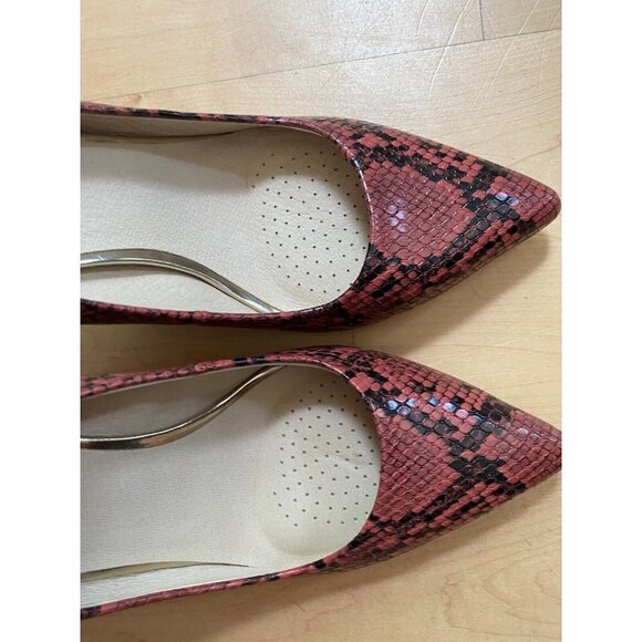 KENNETH Cole BNWT Women's  "Riley" python snake print pump New - Picture 4 of 7